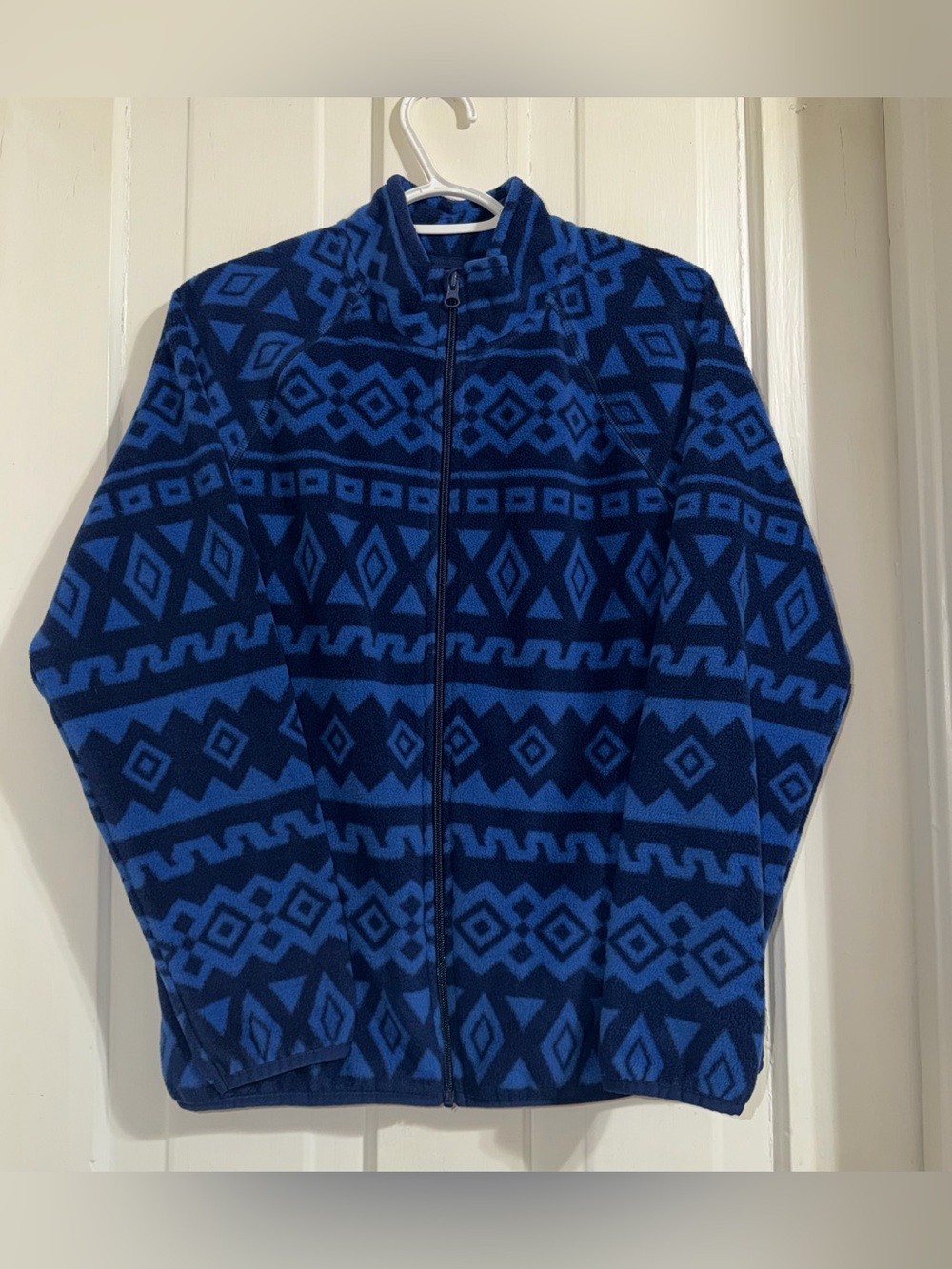 Teen boys girls fleece‎ 2X (18) wonder nation Navy and Royal Blue Fleece Jacket